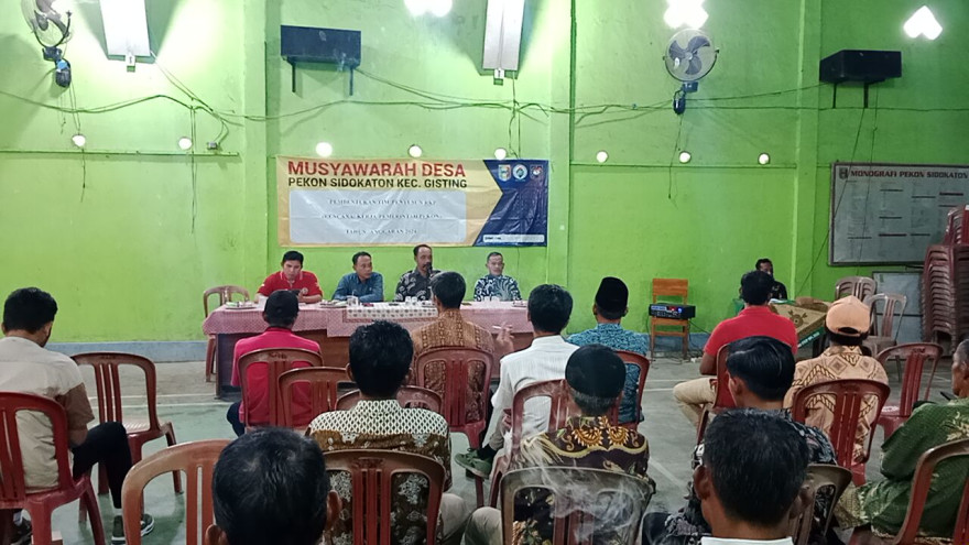 PEMBENTUKAN TIM PENYUSUN RKP (RANCANGAN KERJA PEKON) SIDOKATON TA 2024